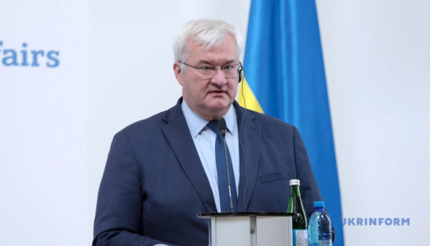Андрій Сибіга та Бадер Абдельатті під час дипломатичної комунікації