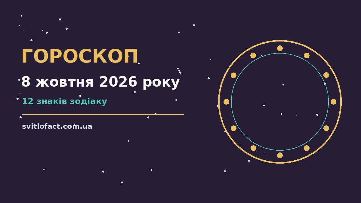 Гороскоп на 8 жовтня 2026 року — чашка кави, нотатник і список справ на столі