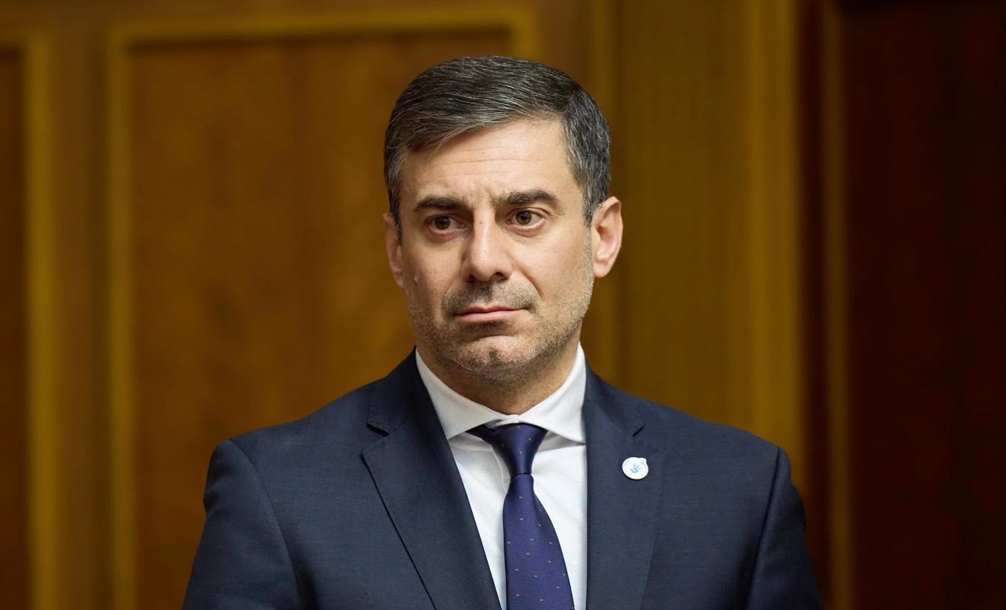 Омбудсман Дмитро Лубінець під час брифінгу