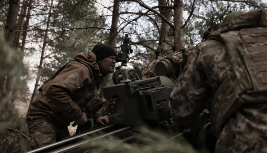 Карта бойових дій на лінії фронту в Україні